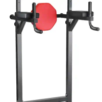 Power Tower - Power Station with Push Up Bars, Pull Up Bars, Dip , Armrest &amp; Back Cushion - Upper Body Strength Training Fit Lig