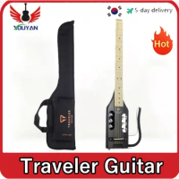 Traveler Guitar Ultra-Light Vintage Red Acoustic Electric Guitar | Portable Electric Acoustic Guitar