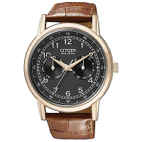 CITIZEN  尊爵富邑光動能石英腕錶(AO9003-08E)-鐵灰/42mm