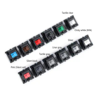 Original Cherry mx switch 3 pin mechanical keyboard brown blue red white clear silver slilent black gray green switches