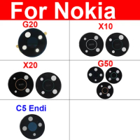 Rear Camera Lens Glass For Nokia G20 G50 X20 X10 C5 Endi Main Back Camera Protector Glass Lens with Adhesive Sticker Replacement