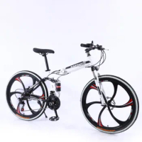 bicicleta mountain bike folding bike 24 26 27.5 29 inch for teenagers folding bike wheel 16 inch disc bicycle low price