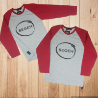 Profectum Veritatis - Karambia - SEGEH - Kaos dewasa, Katun Kaos, Lengan panjang, Kata minang, Kaos