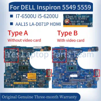 LA-D071P For DELL Inspiron 5559 5759 5459 3559 Laptop Mainboard With I3 I5 I7 CPU R5 M335 GPU Notebook Motherboard Full Tested