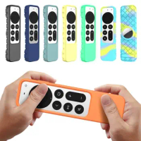 Color Home Accessories Silicone Remote Control Case For Apple TV 4K Protective Case TV Stick Cover For Apple TV 4K
