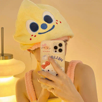 Cute Bath Towel Bathrobe Wearable Quick-Dry Bath Skirt Women Full Body Wrap Home Hair Drying Cap Dor