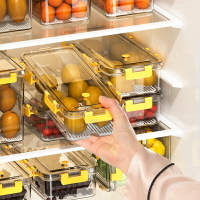 冰箱收納盒廚房蔬菜保鮮盒食品儲物盒冷藏冷凍專用整理盒密封盒子