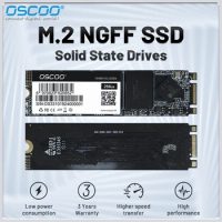 OSCOO M2 SSD 512GB SATA SSD 1TB 128GB 256GB ssd M.2 Ssd 2280 NGFF Hard Drive Disk Internal Solid State Drive for Laptop