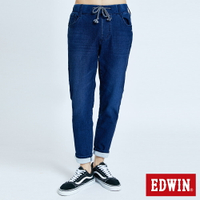 EDWIN EJ6柔感 保暖款 中低腰運動褲-男款-中古藍 #暖身慶