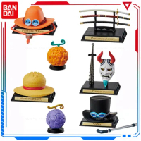 Genuine One Piece Figure Gashapon Luffy Ace Yamato Sabo Zoro Belongings Devil Fruit Props Collectible Model Ornament Toys Gifts