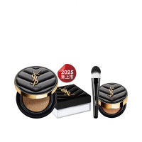 【YSL】官方直營 恆久完美柔霧頂級底妝組(恆久完美持久柔霧蜜粉+恆久完美霧光氣墊)