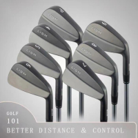 LISM Golf Clubs Mens MB101 Iron Set mb-101 Golf Clubs Black Heads 101 4-9P 7pcs With Graphite/Steel 