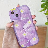 手機殼 ● 紫色夢幻花朵愛心適用iPhone12Pro max蘋果13手機殼11矽膠xs xr女