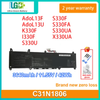 UGB New C31N1806 Laptop Battery For Asus VivoBook S13 S330FA-EY001T S330UA S330UN-EY011 X330UA ADOL13F AdoL13U K330F I330F