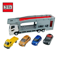 【日本正版】TOMICA 新汽車運輸車 附4台小車 多美小汽車 玩具 收納小車 - 423249