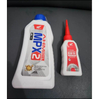 Oli Mpx2 800ml + Oil Gardan Ahm Gear Oli Mesin Motor Matic termurah READY STOK!!