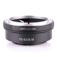 FD-EOS M Lens Mount Adapter Ring for Canon FD Lens to for Canon EOS M M2 M3 M5 M6 M10 M50 M100 Camera accessories