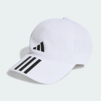 【adidas 愛迪達】AEROREADY 棒球帽(HT2043 運動帽 棒球帽 吸濕排汗 白)