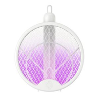 電擊式滅蚊拍摺疊自動誘蚊電蚊拍家用掛壁滅蚊燈宿舍手持誘蚊拍