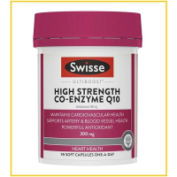 SWISSE 斯維詩輔酶Q10軟膠囊90粒高濃度 HIGH STRENGTH COQ10 300MG 90 CAPSULES
