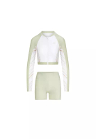 ARENA 女士DIAGONAL 3.0長袖拉鏈防曬衣連平腳泳褲套裝