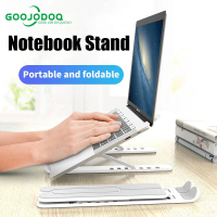Goojodoq Stand Laptop Lipat Bahan Aluminum Alloy Untuk Macbook Pro Black