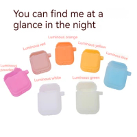 For airpods 1or2 case airpods pro 2 airpods 3 Bluetooth earphone silicone luminous protective case fluorescent earphone case