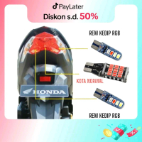 PAKET LAMPU STOP REM VARIO 125 150 LED KEDIP DAN DIAM SUPER TERANG KENDARAAN MOTOR