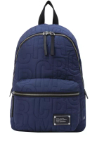 Marc Jacobs Nylon Jumbled Logo Workwear Backpack Bag in Azure Blue 4S4HBP001H02