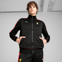 【PUMA】外套 男 運動立領外套 法拉利 歐規 MT7 黑 63019401