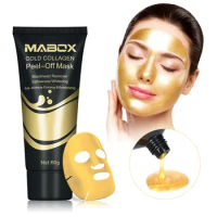 US Stock Gold Collagen Peel Off Mask 24K Gold Facial Mask Anti Aging Wrinkles Lifting Firming Whitening Tear Off Masks Skin Care
