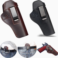 Genuine Leather Concealed Carry 1911 Gun Holster Compatible with Colt/Springfield/Sig/Browning/S&amp;W 1911