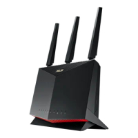 ASUS RT-AX86U ROG Gaming Router AX5700 Dual Band WiFi 6, 802.11ax, 5700 Mbps, up to 2500 sq ft &amp; 35+ Devices, NVIDIA GeForce Now