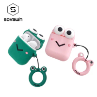 Cartoon Case For AirPods 3D Cute Kawaii Frog Earphone Cover Case TPU Silicone Protective Cover Skin Accessories for Apple Airpod