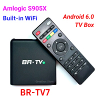 Smart TV Box Android 6.0 Amlogic S905X RAM 1GB ROM 8GB USB Ethernet Port Built-in WiFi