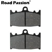 Road Passion Motorcycle Front Brake Pads For KAWASAKI ZXR750 ZXR 750 H/K/J/M/L ZXR750H ZXR750K ZXR750J ZXR750M 1989-1995