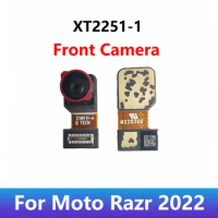 Front Camera Main Rear Camera For Motorola Moto Razr 2022 XT2251-1 Big Back Camera Module Replaceement Parts