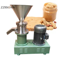 4KW JMS80 Peanut Tahini Sesame Butter Colloid Mill Making Machine Cocoa Beans Jam Paste Tomato Sauce Grinding Machinery