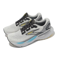 【BROOKS】慢跑鞋 Glycerin GTS 21 男鞋 灰 米白 回彈 透氣 甘油系列 路跑 運動鞋(1104201D184)