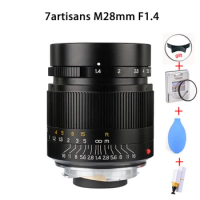 7 artisans 28mm F1.4 Large Aperture paraxial M-mount Lens for Leica Cameras M-M M240 M3 M5 M6 M7 M8 M9 M9P M10 Free Shipping