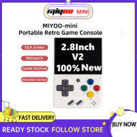 2.8 Inch MIYOO Mini V2 V3 Portable Game Console Newly Upgraded Full-Fit Screen Retro Handheld Classic Gaming Emulator Pocket