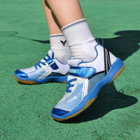 Kanak-kanak bola tampar kasut profesional Badminton tenis Sneakers bernafas semua kasut mahkamah Boys Girls bola tampar kasut L1087