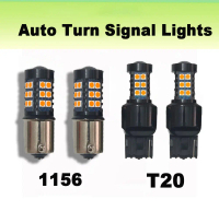 Đèn tín hiệu rẽ tự động, 2 chiếc, Công suất 5W, Tương thích với T20 và 1156, Đèn LED siêu nhanh, 744