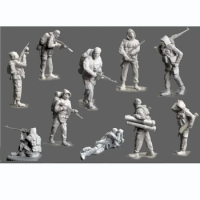 1/72 Scale Resin Model Figure GK Kits,Russian Special Forces,Unassembled and Unpainted Garage kit