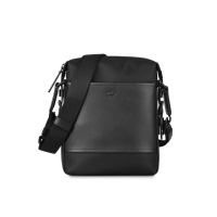 【BRAUN BUFFEL 德國小金牛】台灣總代理 尼爾-B 直式斜背包-黑色(BF522-17-BK)
