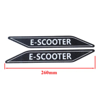 Electric Scooter Matte Sticker E-Scooter Logo Electric Scooter Wheelchair Truck Pneumatic Trolley