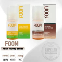 Liquid Saltnic Foom Asian Journey Series 30MG 30ML By Foom Lab VIETNAM DRIP COFFEE