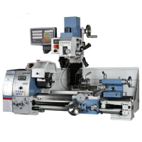 Brushless Gears 650w Lathe Machine Metalworking Digital Control Benchtop Milling 32mm Spindle