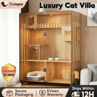 New Popularity XXL cat cage cat tree large cat cage cat villa cat house Premium Solid wood house cat