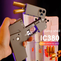 New Folding Apple Mobile Phone Soft Bullet Gun children's Boy's imitation Pistol toy Nerf Gun Toy Guns Fake gunFunny Toy Gift
